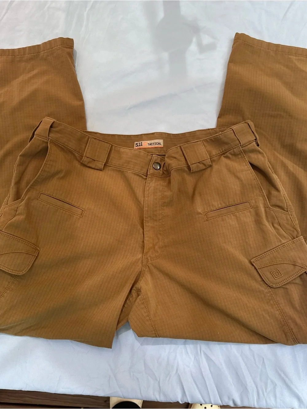 5.11 Tactical Pants Mens 38x32 Brown Cargo Stryke Ripstop Workwear Duty 74369